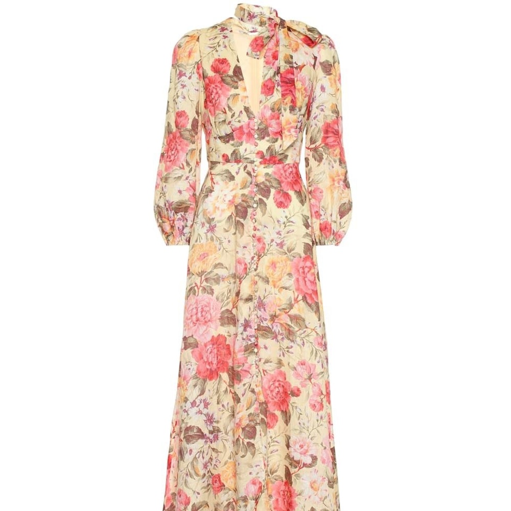 ZIMMERMANN HONOUR FLORAL MAXI DRESS